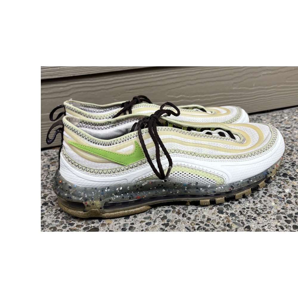 Nike Air Max Terrascape 97 White Vivid Green DJ5019-002 Men's Size‎ 12